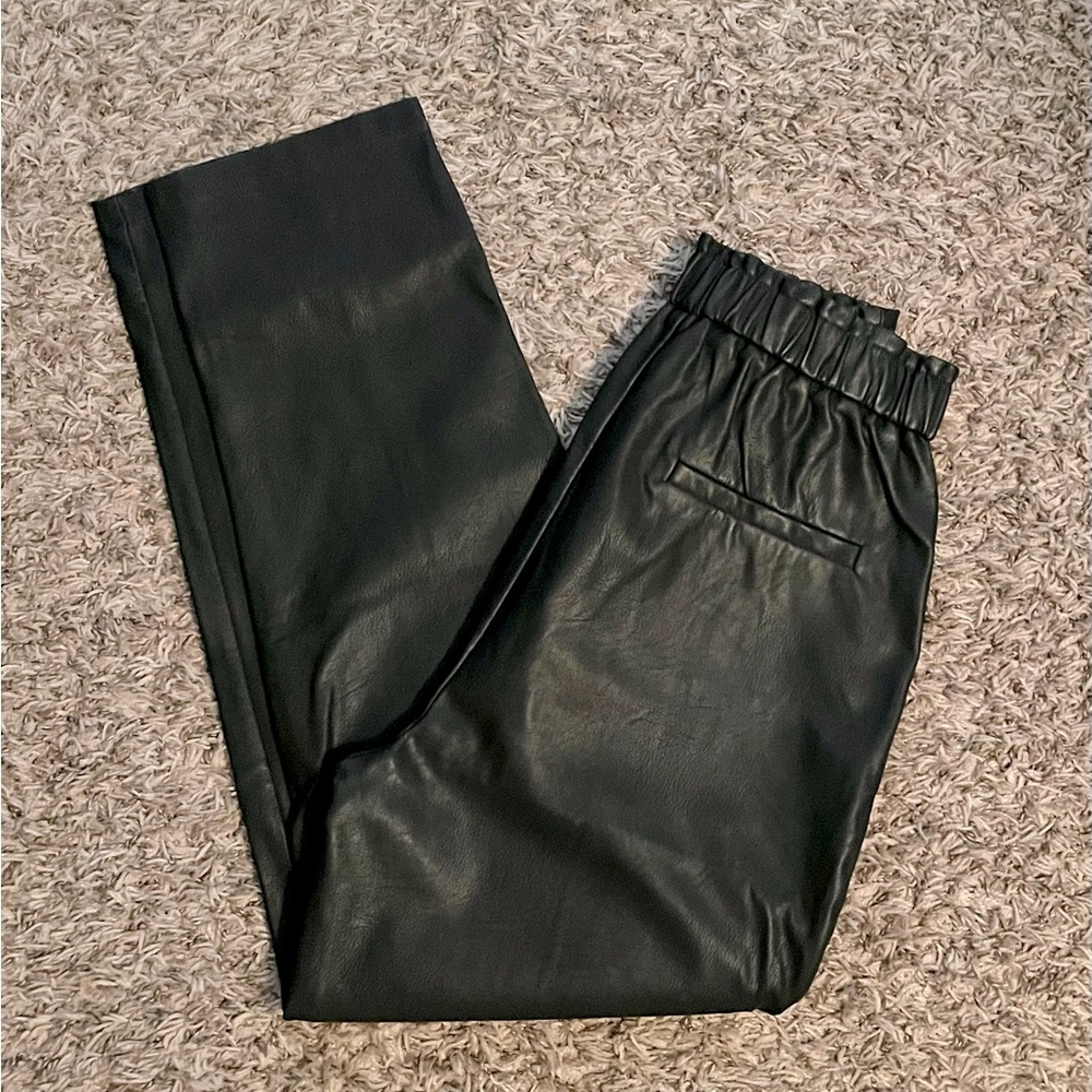 FRNCH Paris Vegan Leather Pants
